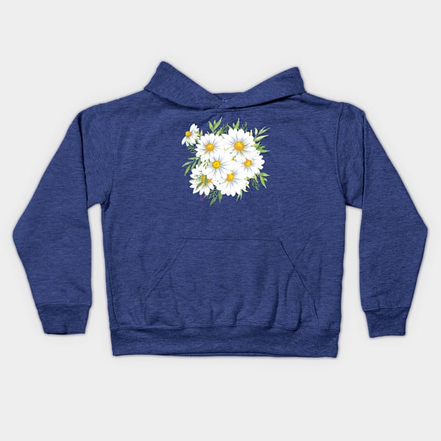 Daisies Kids Hoodie by Viper Unconvetional Concept